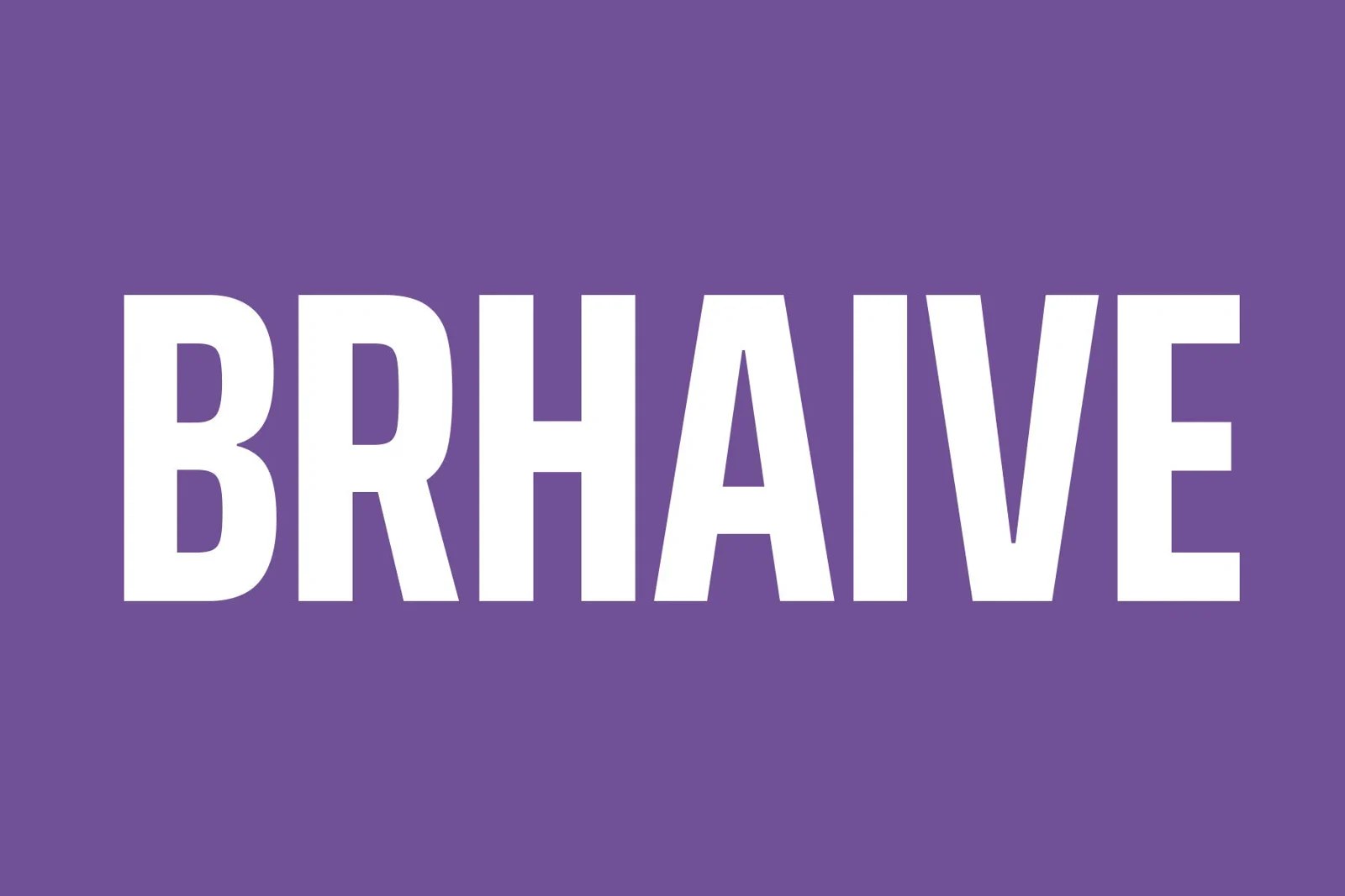 The BRHAIVE brand wordmark