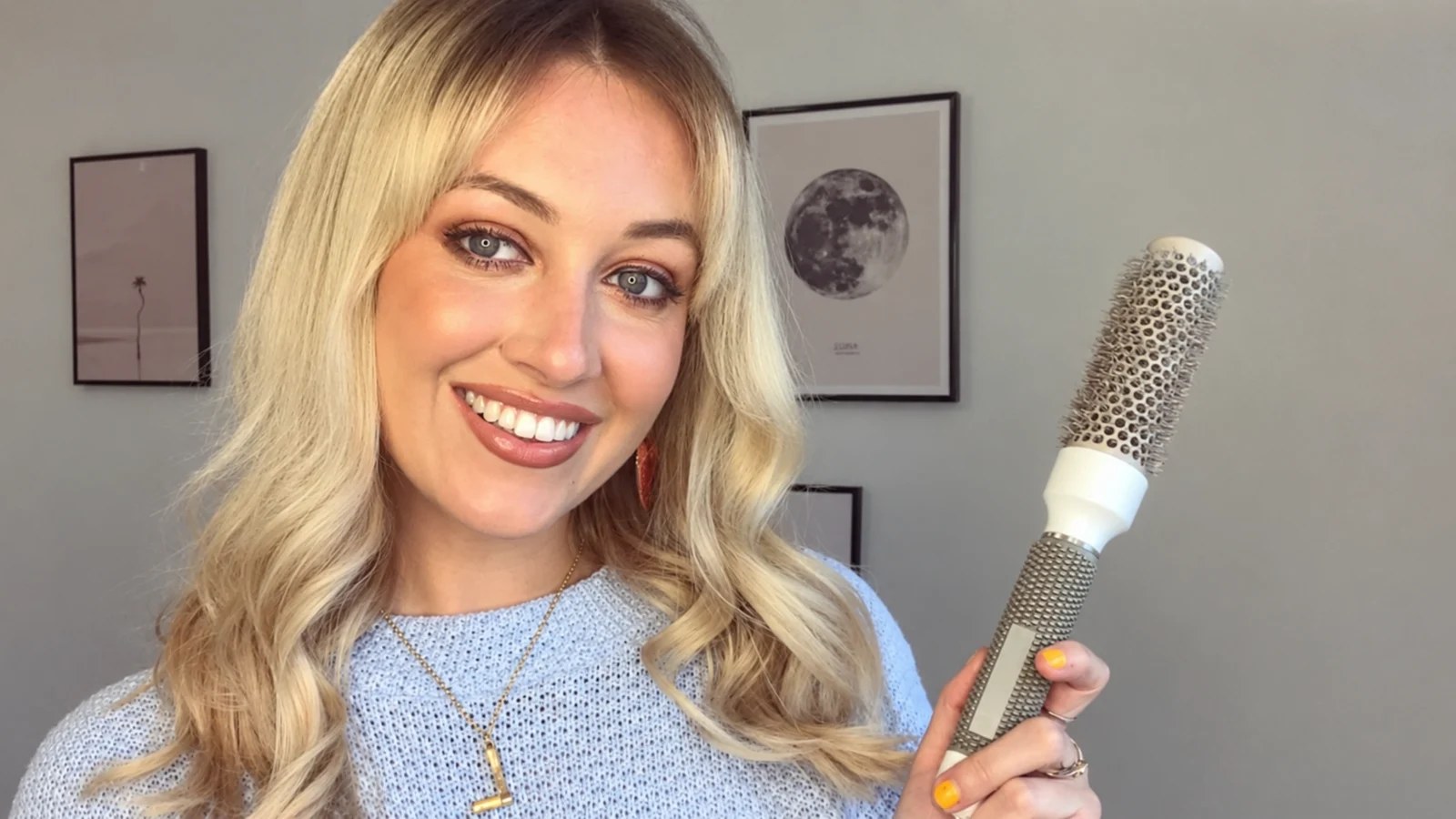 Leanne creating educational hair tutorials