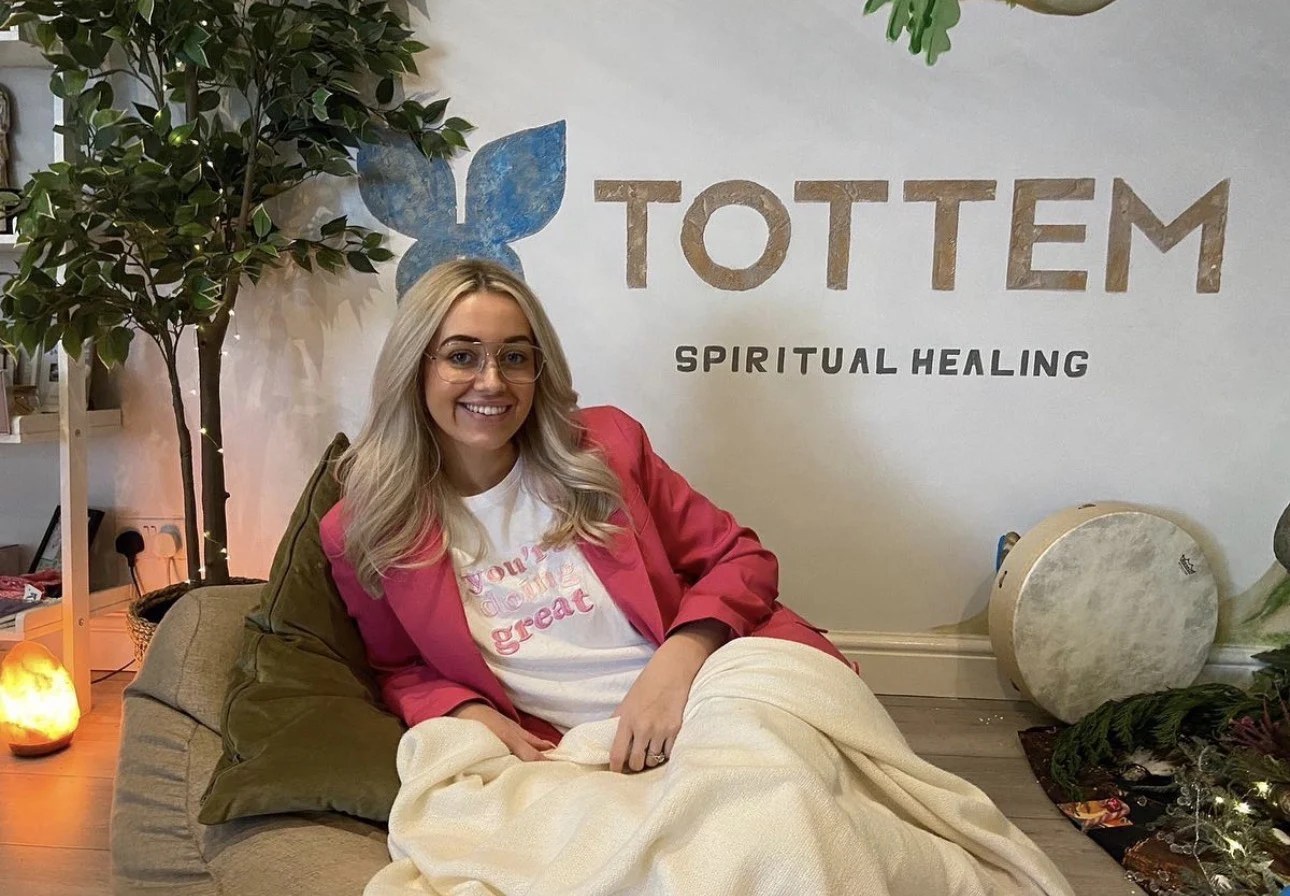 Leanne during her personal wellbeing journey