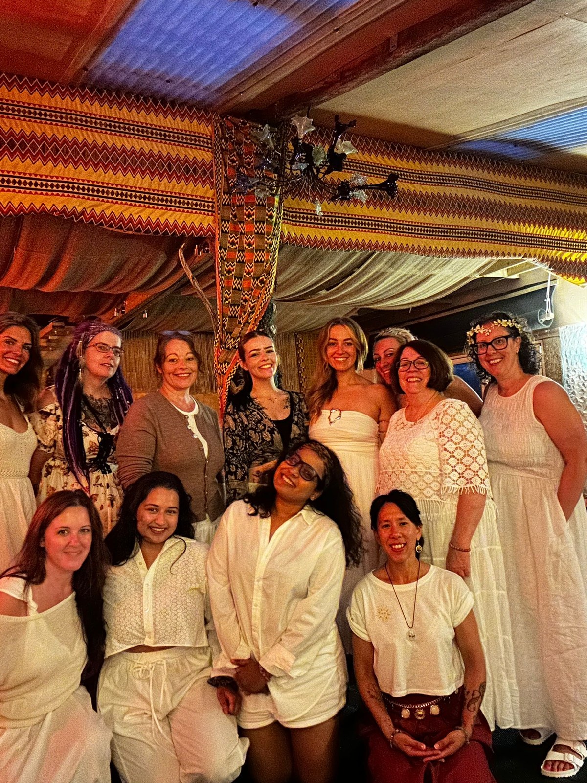 The HELD community together at a retreat